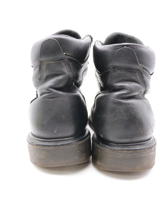 Red Wing 607  Men\'s Size 10.5 D SuperSoles Black Leather Work Boots USA Biker main image 13